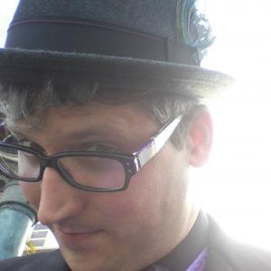 Matthew Cheney in a Hat